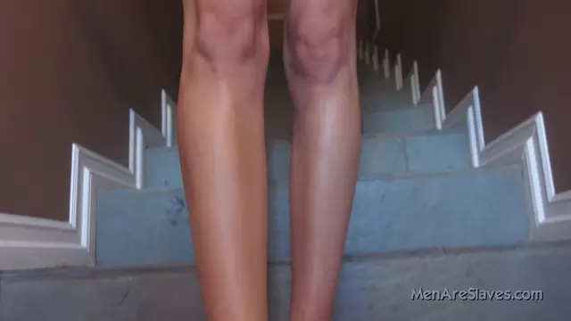 Poster: Leya Falcon - MenAreSlaves - Grovelling For Attention - Halle Von