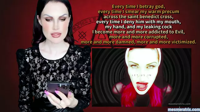 Poster: Lady Mesmeratrix Fucks Your Mind - - Letter From A Satanic Slave