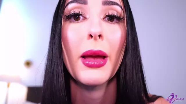 Poster: Goddess Violet Voss - - Finally Ready to Swallow -Handpicked Jerk-Off Instruction