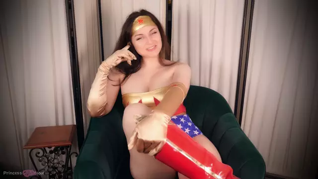 Poster: Ellie Idol - – DOES THE FLASH CUM IN A FLASH? WONDER WOMAN WONDERS
