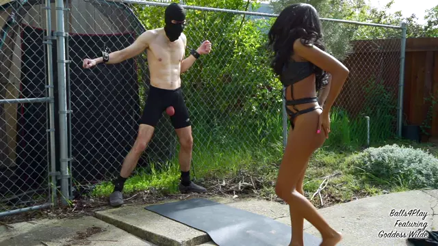 Poster: Balls4play - - Goddess Wilde - Chained Backyard Slave Poster: Balls4play - - Goddess Wilde - Chained Backyard Slave