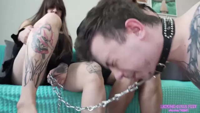 Poster: LICKING GIRLS FEET - - ALISA and EMILY - Suck our feet deeply and think about your behavior