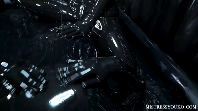 Poster: mistress youko - - shiny black latex heaven - part 2