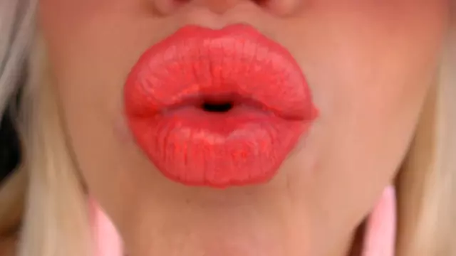Poster: Petite Mercy - - Orange Lipstick Blackout Kisses