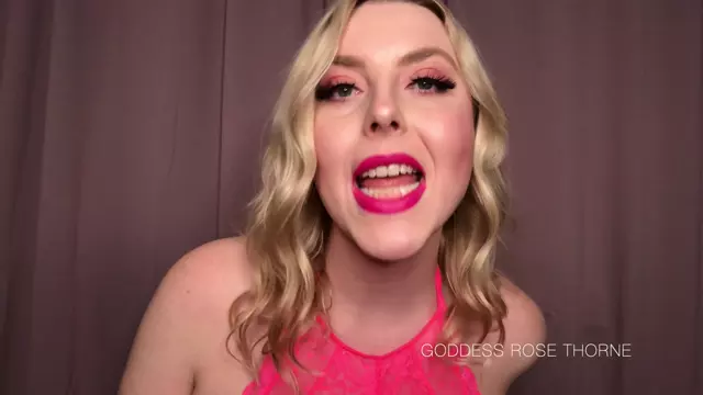 Poster: Goddess Rose Thorne - - Fun With Your Cum -Handpicked Jerk-Off Instruction