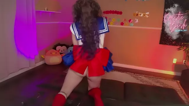 Poster: Kristie Bish - - Sailor Moon Fingers Herself -Handpicked Jerk-Off Instruction