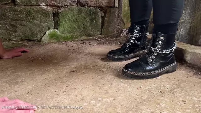 Poster: Mistress Scarlett Morgan - Cum on tongue, Boot Fetish Poster: Mistress Scarlett Morgan - Cum on tongue, Boot Fetish