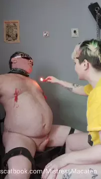 Poster: - Waxplay and Nipple Torture – M4c4r3n