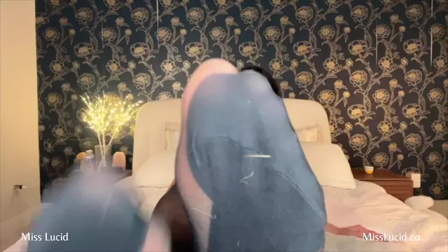 Poster: Miss Lucid - - Stockings Feet JOI -Handpicked Jerk-Off Instruction