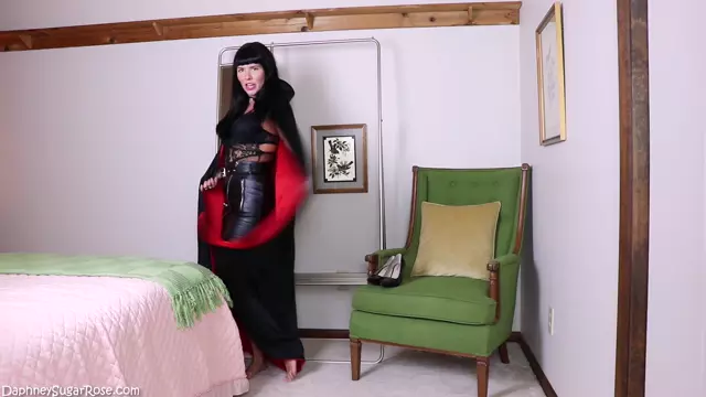 Poster: Daphney Rose - - Magic Cape Vampire Transformation -Handpicked Jerk-Off Instruction