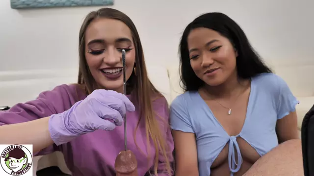 Poster: Brother Love - - Alona Bloom and Sera Ryder Naughty Penis Sounding Ejaculation